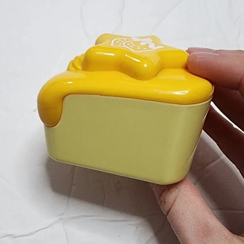 Leap Frog Tea Party Replacement Lemon Yellow Cake Piece Toy Food Pretend Star #2